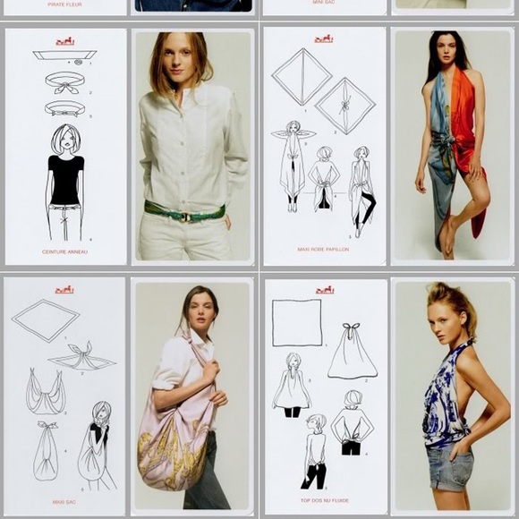 Hermes Carré 90 “Perspective Cavalière” silk scarf - Picture 12 of 12